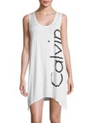 Calvin Klein Logo Cover-up Tank Dress