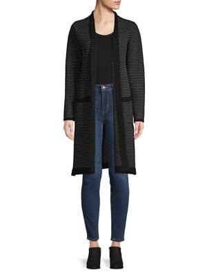 Ply Cashmere Open Front Cashmere Coat