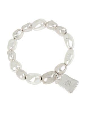 Robert Lee Morris Collection Silver Beaded Bracelet