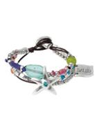 Uno De 50 Silver Im Feeling Good Multi-strand Bracelet