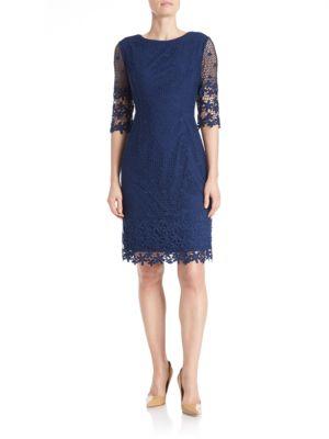 Nue By Shani Lace Overlay Dress
