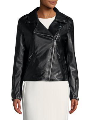 Bagatelle Faux Leather Moto Jacket