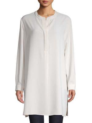 Anne Klein Classic Split Neck Tunic