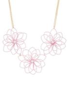 Design Lab Crystal Floral Necklace