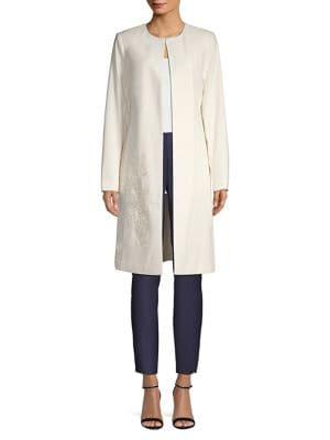 Calvin Klein Embroidered Long Topper Jacket