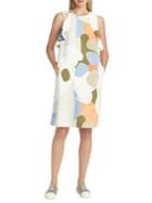 Lafayette 148 New York Kaydence Printed Ruffle-armhole Shift Dress