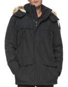 Marc New York Stowe Faux Fur Trimmed Hooded Jacket