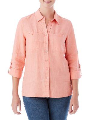 Olsen Linen Button-down Shirt
