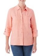 Olsen Linen Button-down Shirt
