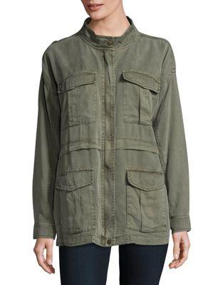 Two By Vince Camuto Stand-collar Cargo Jacket