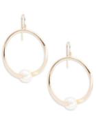 Design Lab Lord & Taylor Faux Pearl-accented Ring Drop Earrings