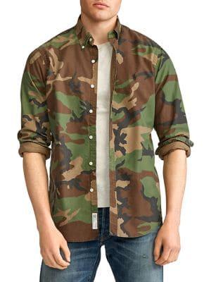 Polo Ralph Lauren Classic-fit Plaid Camo Shirt