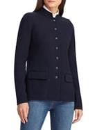 Lauren Ralph Lauren Petite Cotton-blend Officer's Jacket
