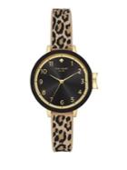 Kate Spade New York Park Leopard-print Watch
