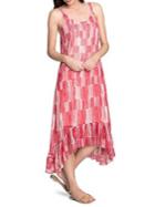 Nic+zoe Ruffle-hem Hi-lo Dress
