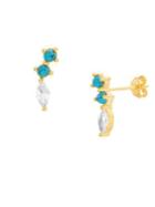 Lord & Taylor Lesa Michele Crystal Drop Earrings