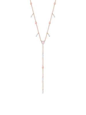 One Swarovski Crystal Y-shaped Necklace