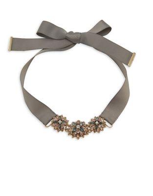 Marchesa Crystal Choker Necklace