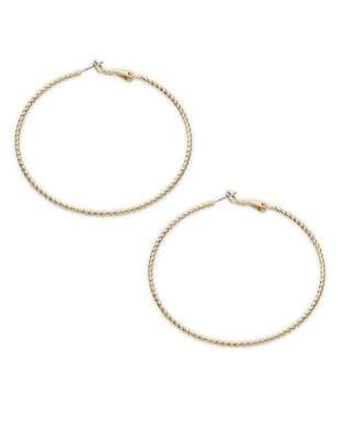 Design Lab Twisted Hoop Earrings