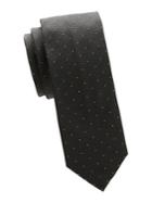 Hugo Boss Textured Dotted Silk Tie