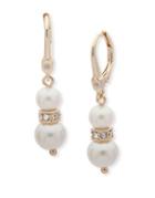Ivanka Trump Pearl Double Drop Earrings