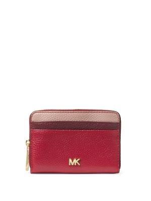 Michael Michael Kors Money Pieces Colorblock Leather Coin Purse