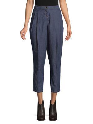 Ashley Graham X Marina Rinaldi High-rise Denim Trousers