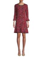 Michael Michael Kors Leaf-print A-line Dress