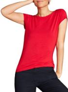 Brooks Brothers Red Fleece Ruched Back Top