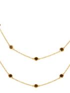 Marco Moore Smoky Quartz And 14k Yellow Gold Layered Scatter Necklace