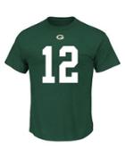 Majestic Aaron Rodgers Green Bay Packers Nfl Cotton Tee