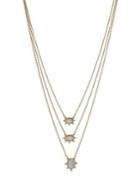 Lucky Brand Goldtone And White Mother-of-pearl Layered Necklace