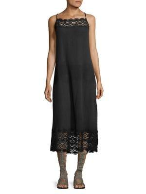 Free People Sky Abbie Lace Cotton Dress