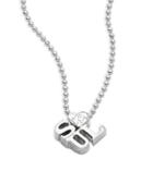 Alex Woo Faith Soul Sterling Silver Pendant Necklace