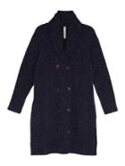 Melissa Mccarthy Seven7 Marled Double-breasted Long Cardigan