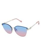Jessica Simpson 65mm Gradient Butterfly Sunglasses