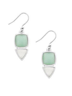 Lucky Brand Safari Beach Two-tone Drop Earrings