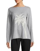 Tommy Bahama Palm-print Cashmere Sweater