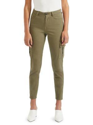 Miss Selfridge Skinny Cotton Cargo Pants