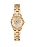 Michael Kors Runway Two-hand Gold-tone Stainless Steel Watch