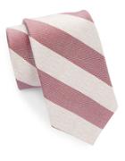 Cole Haan Narrow Striped Silk Tie