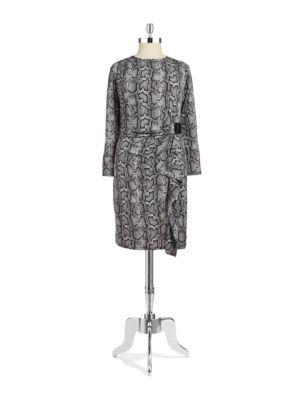 Michael Michael Kors Faux-wrap Style Dress