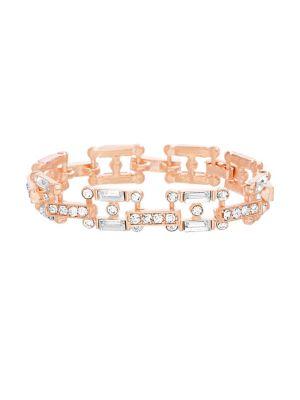 Steve Madden Casted Stone Link Bracelet