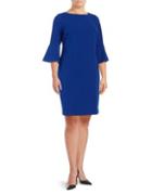 Calvin Klein Plus Plus Bell Sleeve Sheath Dress