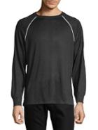 Lord Taylor Piped Raglan Lounge Tee
