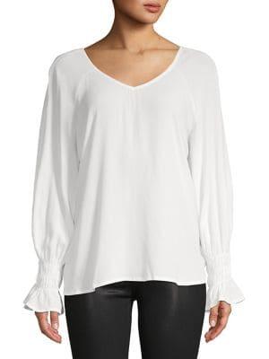 B Collection By Bobeau Viena V-neck Blouse