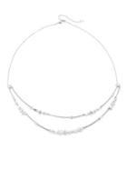 Nadri Cobblestones Crystal Layered Necklace