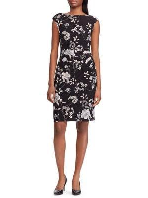 Lauren Ralph Lauren Floral Capsleeve Sheath Dress