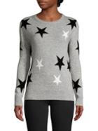Ply Cashmere Cashmere Star-printed Pullover