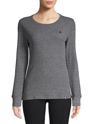 Tommy Hilfiger Performance Ribbed Long Sleeve Top